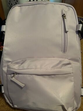 Light Lavender Backpack - Minimal Everyday Bag